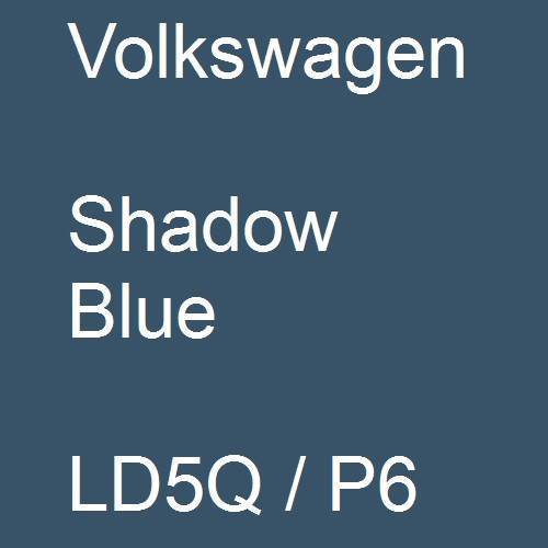 Volkswagen, Shadow Blue, LD5Q / P6.